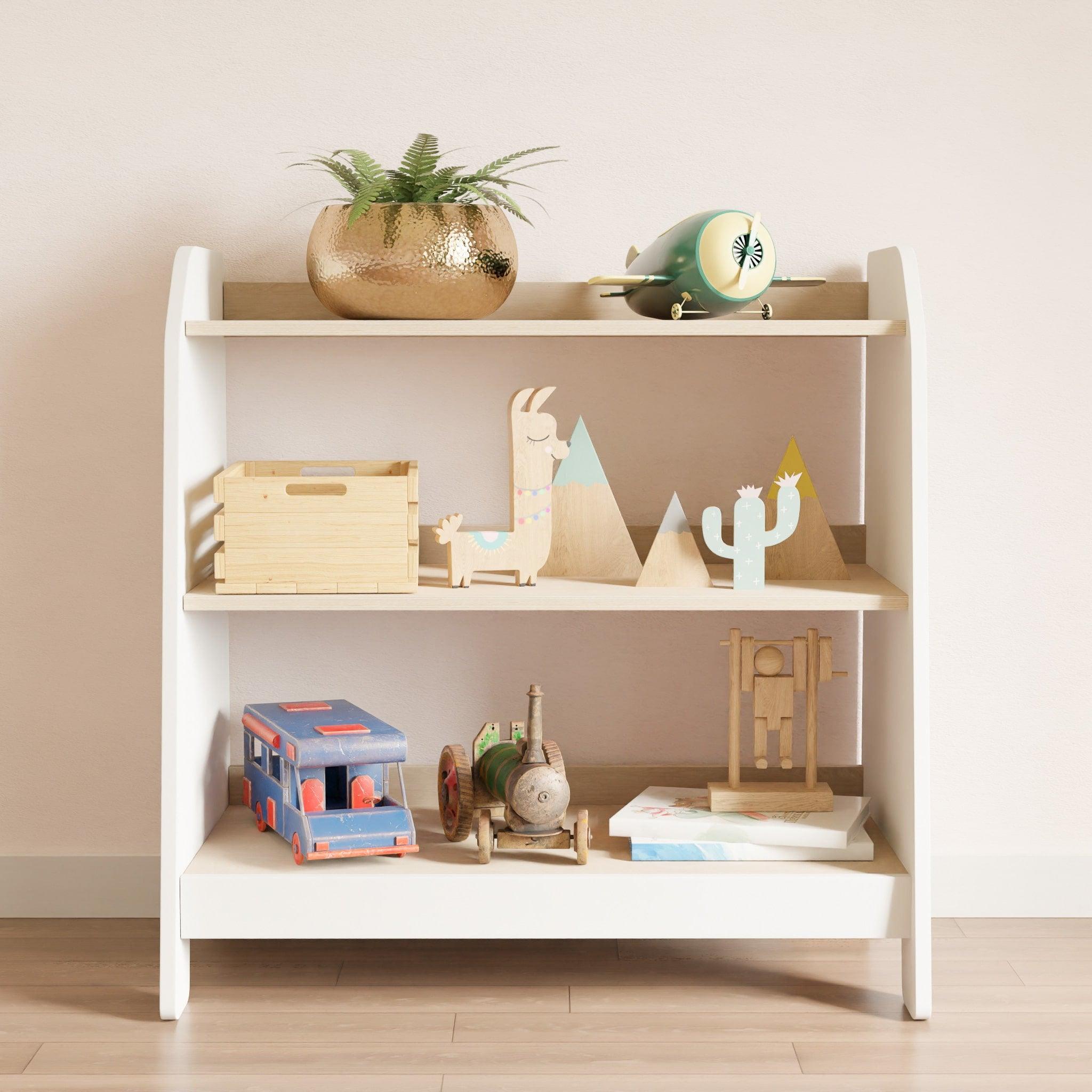 Wooden toy clearance storage shelves