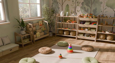 Handcrafted Montessori furniture for child