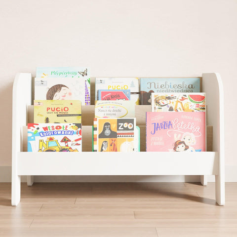 3-Tier Low Montessori Bookshelf - Woodz