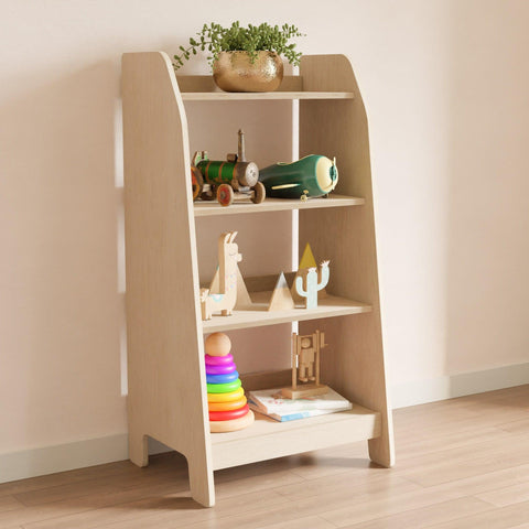 4-Tier Slim Toy Storage - Woodz