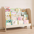 4-Tier Wide Montessori Bookshelf - Woodz