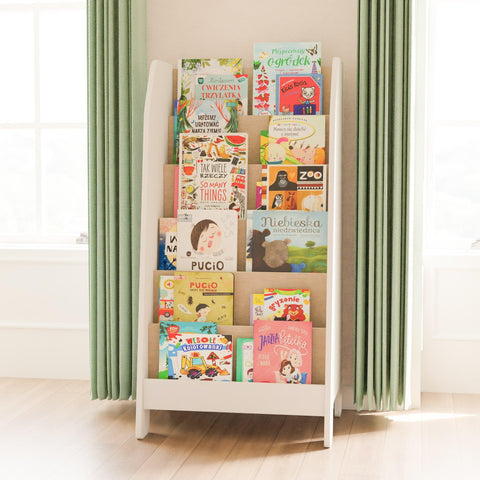 6-Tier Narrow Montessori Bookshelf - Woodz