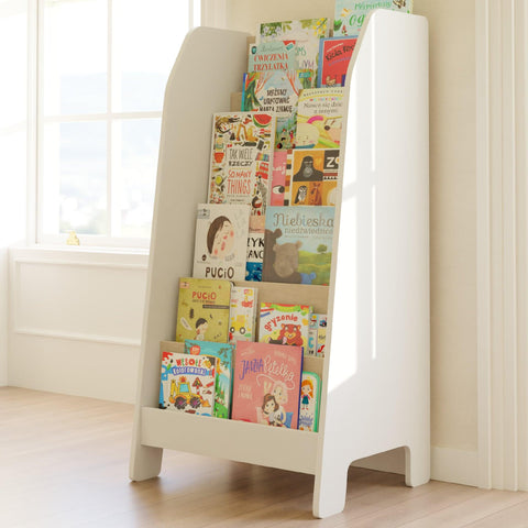 6-Tier Narrow Montessori Bookshelf - Woodz