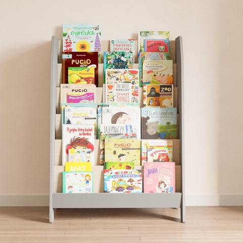 6-Tier Regular Montessori Bookshelf - Woodz