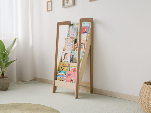 Compact Wooden Bookshelf for Kids – Ideal for Small Spaces