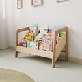 Medium Low Bookshelf for Kids – Wooden Design - Woodz