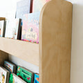 Montessori 2-Tier Wall-Mounted Bookshelf - Woodz