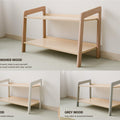 Small Wooden Storage Shelf for Kids – Two-Level Design - Woodz