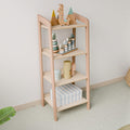 Tall Narrow Wooden Storage Shelf for Kids – Compact Design - Woodz