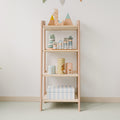 Tall Narrow Wooden Storage Shelf for Kids – Compact Design - Woodz