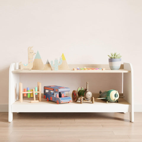 Wide 2-Tier Toy Storage - Woodz